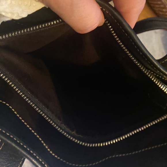 Authentic Vintage Coach A2S-7776 Hampton Lunch Tote Black Leather - Picture 6 of 11